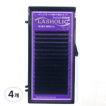 래쉬홀릭 벨벳모 믹스 인조 속눈썹 0.15 7~13mm, JC컬, 4개