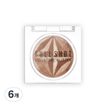 어퓨 풀샷 풀스톤 글리터 아이섀도 1.8 g, 04 골드카펫, 6개