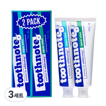 투스노트 미백 치약 2종 세트, 200g, 3개