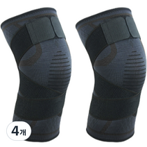심플라인 짱짱 무릎보호대 블랙 L, 4개