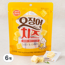 서울우유치즈 오징어 치즈 8개입, 36g, 6개