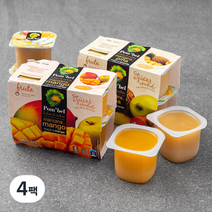 폼벨 퓨레 사과 망고 + 사과 파인애플, 400g, 4팩