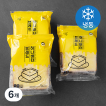 푸딩팩토리 허니버터 브레드 (냉동), 190g, 6개