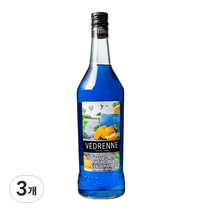 베드렌 카페시럽, 블루큐라소, 1000ml, 3개
