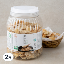 착한상점 유기가공식품 인증 쌀로 만든 누룽지, 1kg, 2개