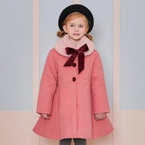 월튼키즈 여아용 러블리퍼카라윈터코트