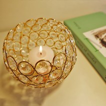 디파워샵 라니쥬 인테리어 캔들 홀더 촛대, 골드