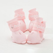 파스텔펫 반려동물 고래 레인부츠, 핑크