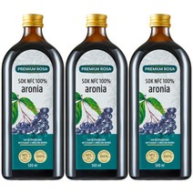 데일리원 프리미엄로사 아로니아 원액, 500ml, 3개
