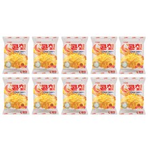 크라운 C콘칲 스낵, 44g, 10개