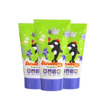 카가 저불소 어린이 치약 딸기, 50ml, 3개