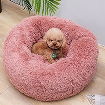 포시럽 폭싹 도넛 반려동물 마약 방석, 인디핑크