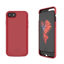 아이폰 배터리 케이스 4000mAh, 아이폰7, 레드