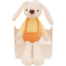 네이처타임즈 귀여운 토끼 인형, 옐로우, 50cm