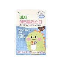 이지바이오메드 아연플러스디 딸기맛 60g, 1개, 60정