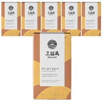 오설록 제주 삼다 영귤 티백, 1.5g, 20개입, 6개