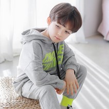 아동용 SP 루즈핏 형광 후드티셔츠