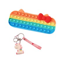 달모아 뽁뽁이 말랑이 푸쉬팝 필통 케이스, B