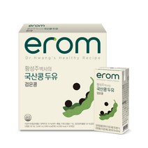 이롬 황성주 박사의 국산콩 두유 검은콩, 16개, 190ml