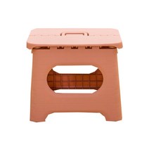 더자카 원터치 다용도 폴딩 스툴 핑크, 1개