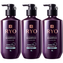 려 자양윤모 9EX 탈모증상전문케어 민감성두피용 샴푸, 3개, 400ml