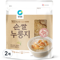 대상 청정원 순쌀 누룽지, 250g, 2개