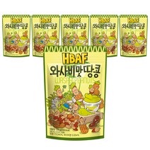 HBAF 와사비맛 땅콩, 120g, 6개