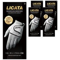 리카타 남성용 프리미엄 올양피 왼손착용 골프장갑 GGMS91051FR 2p x 5개, 혼합 색상