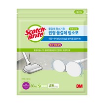 3M 무선 물걸레 청소기용 물걸레 청소포 베이직 150mm, 30매