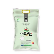 여주시농협 대왕님표 여주쌀 햅쌀, 4kg, 1개