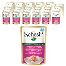 쉐지애 고양이 젤리 파우치 50g, 30개, 닭고기 + 햄 혼합맛