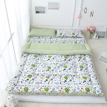 보떼하우스 유아 포근한 겨울 차렵이불 B, 별사탕그린