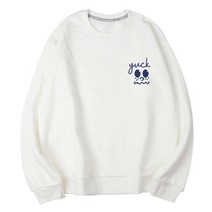 벤힛 남녀공용 YUCK 세미 오버핏 특양면 맨투맨