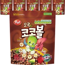 포스트 오곡 코코볼 시리얼, 1000g, 6개