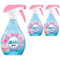 페브리즈 은은한향 섬유탈취제 본품, 370ml, 3개