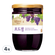 [복음자리] 과일잼(포도잼), 620g, 4개