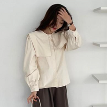 슈가펀 줄리 스퀘어카라 블라우스