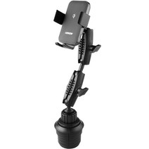ARKON 무선N오토 더블로버스트 차량용 컵홀더 무선충전 핸드폰 거치대 AWCRM2X323, 1세트