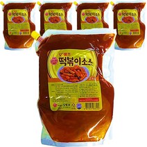 오뚜기 오쉐프 떡볶이소스 2kg, 5개