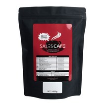 세일즈카페 라떼용 대용량 업소용 원두커피 스트롱 홀빈 SRBC230FR1000A01, 1kg, 굵게분쇄 커피메이커 핸드드립(D)