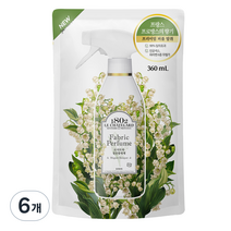 르샤트라 1802 플라워 부케 섬유탈취제 리필, 360ml, 6개, 뮤게 부케