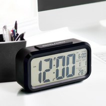 촘스토리 디지털 센서 탁상시계, 블랙