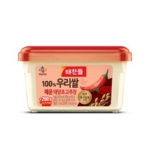 해찬들 100% 우리쌀 매운 태양초 고추장, 1kg, 1개