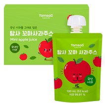 탐사 꼬마 사과주스, 10개, 100ml
