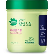 [리모와에센셜라이트그린] 그린핑거 힘센보습 에센셜 유아크림, 500g, 1개