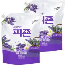 피죤 레귤러 섬유유연제 바이올렛 가든 리필, 2.3L, 2개
