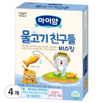 일동후디스 비타민마을 물고기 친구들 유아 영양간식, 60g, 4개