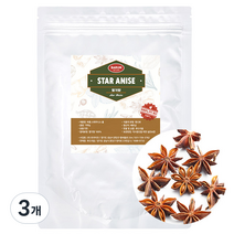 바름 팔각향 향신료, 100g, 3개