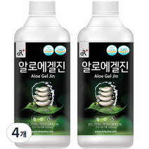 두리농산 알로에겔 진, 4개, 1000ml