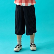 올리반 여아용 플리츠 와이드팬츠